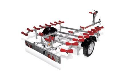Remorque bateaux ROCCA pneumatiques souples PTAC 750KG